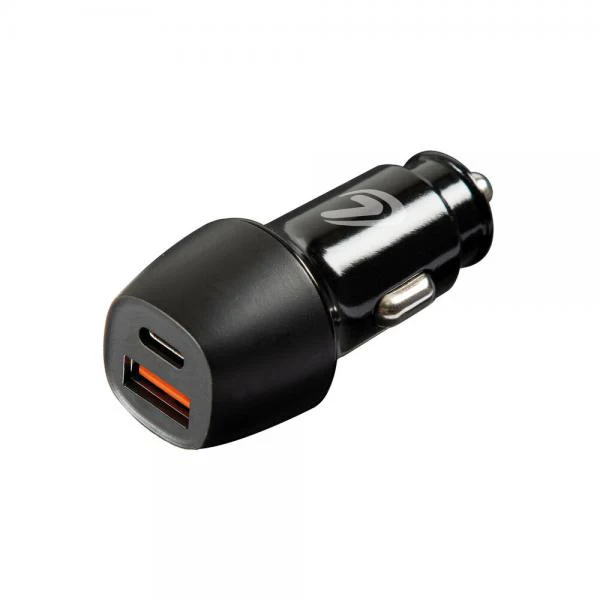 Lampa Usb Power Tec, caricabatteria 2 porte Usb Ultra Fast Charge 18W 12/24V 38718