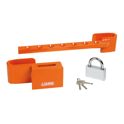 Lampa Zanna Jumbo, lucchetto blocca-porte posteriore in acciaio temprato 98568 - Image 2