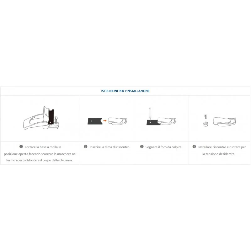Marine Town Nautica Chiusura Inox 316 con Chiave 9907883 - Image 3
