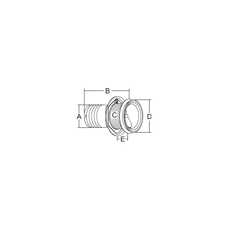 Marine Town Nautica Scarico Motore Diametro mm 38 0104861 - Image 2