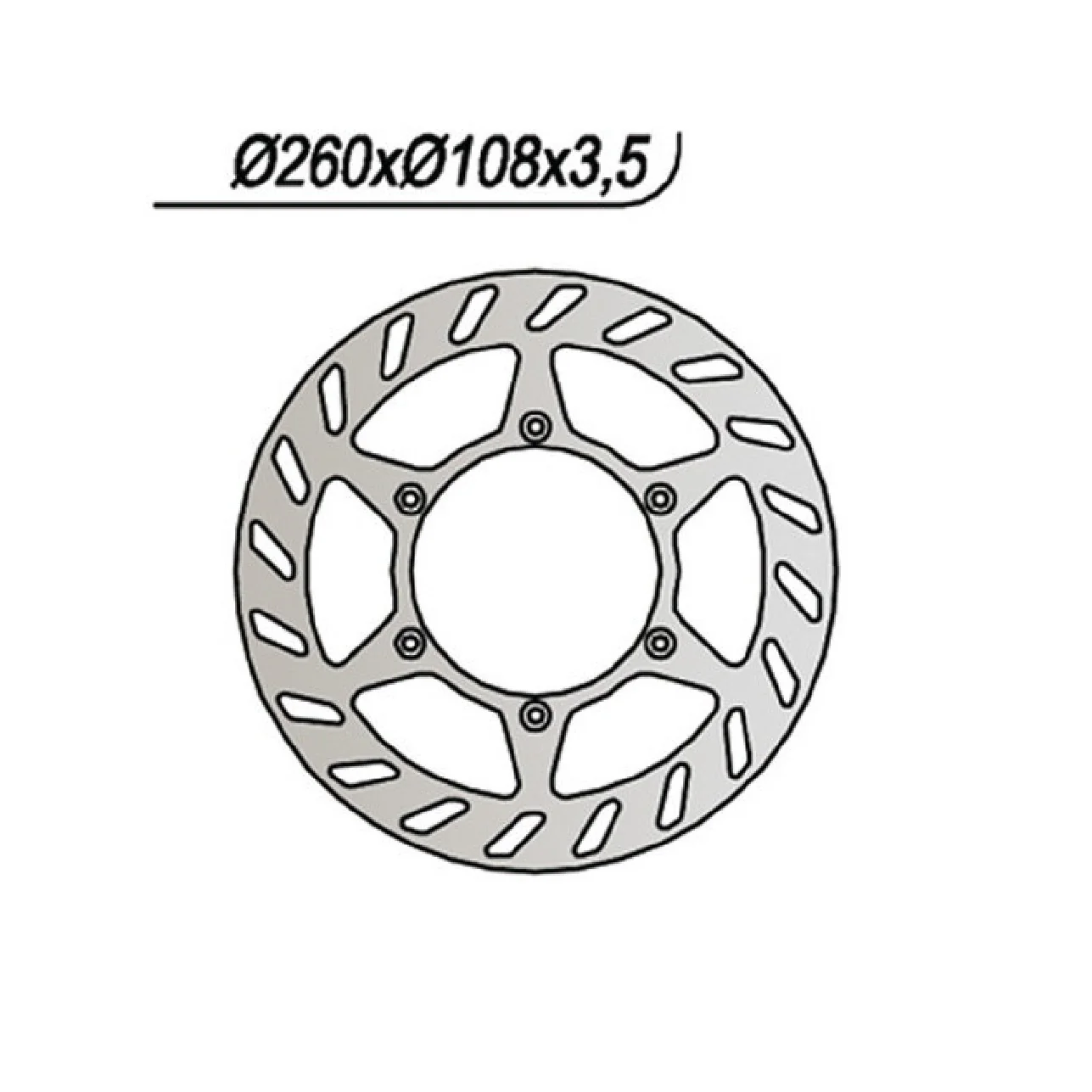 NG 341 Disco Freno RIEJU RJ Spike Supermotard 50 CC 01