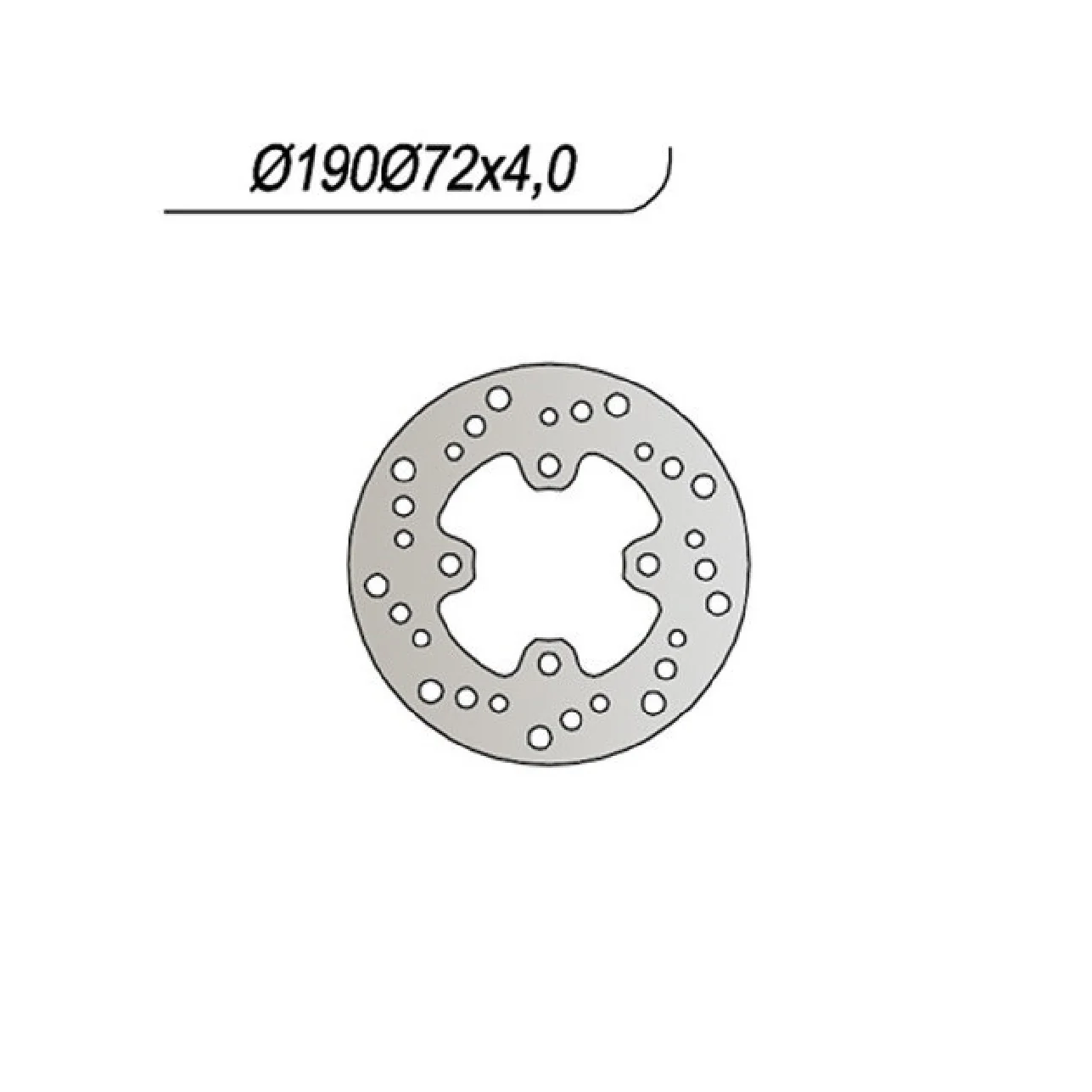 NG 601 Disco Freno HONDA X8RS/X8RX 50 CC 98/03