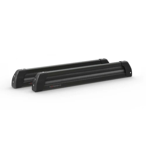 Nordrive Nordic-King EVO aluminium NK-60, portasci per barre da tetto - Nero N40013