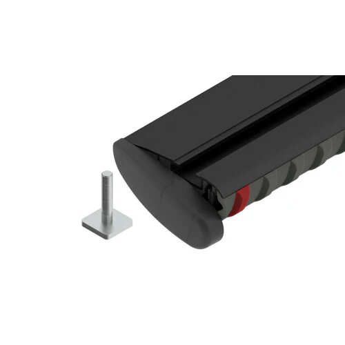 Nordrive Silenzio Black, coppia barre portatutto in alluminio - S - 108 cm N15079 - Image 2