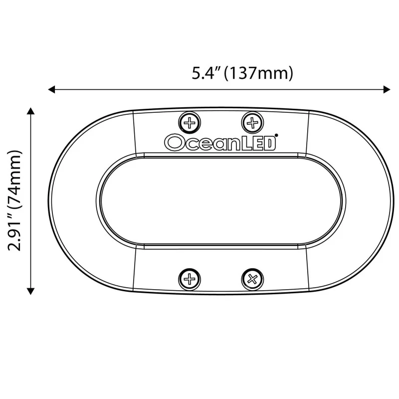 Oceanled Serie X4 Led Luce Bianca 012301W - Image 4
