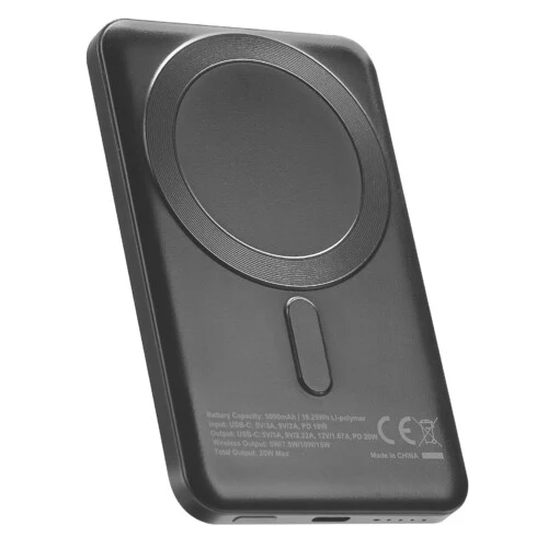 Optiline Mag Power 5000, caricabatterie portatile compatibile con Mag Case Optiline e tecnologia MagSafe