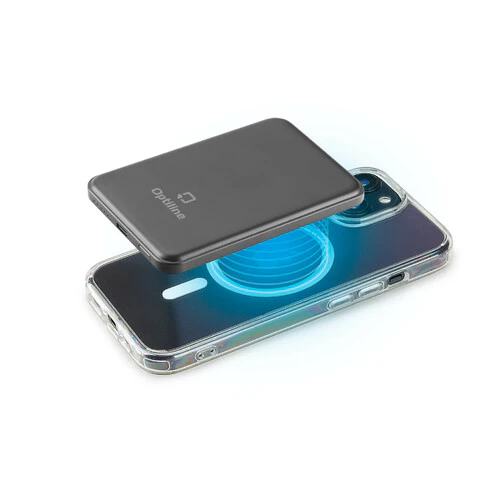 Optiline Mag Power 5000, caricabatterie portatile compatibile con Mag Case Optiline e tecnologia MagSafe - Image 2