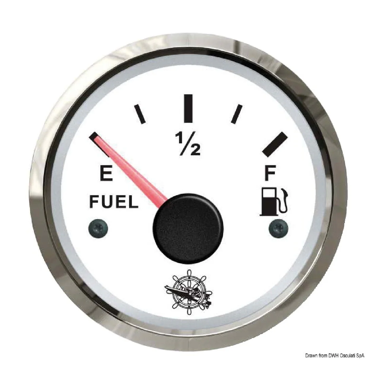 Osculati Indicatore carburante 240/33 ohm bianco/lucida 27.322.01