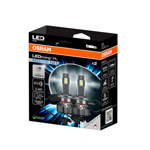Osram 12V LEDriving HL Intense NXT - (H7) - 42W - PX26d - 2 pz - Scatola - Image 2