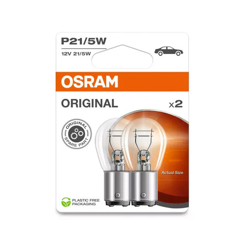Osram 12V Original Line - P21/5W - 21/5W - BAY15d - 2 pz - Scatola - Image 2