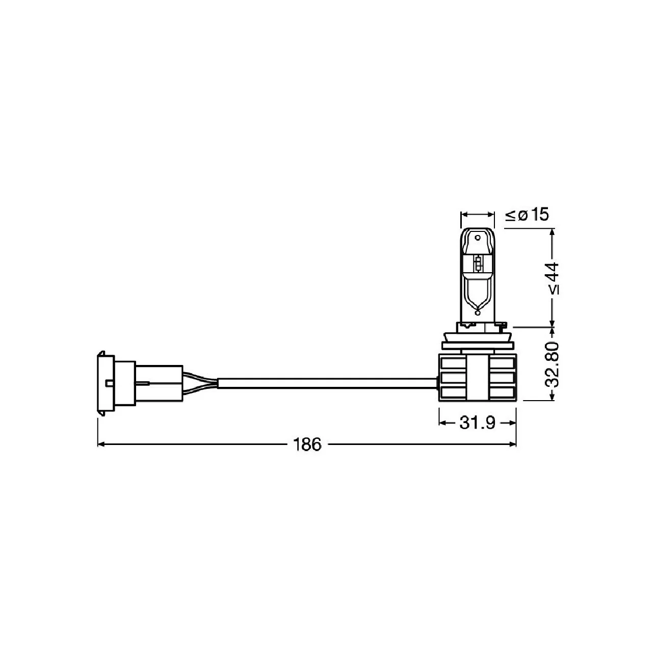 Osram Lampadina 12/24V LEDriving HL - (H11) - 14W - PGJ19-2 - 2 pz - Scatola - Image 2