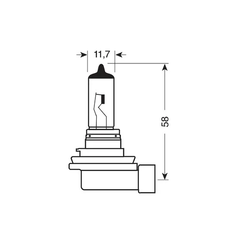 Osram Lampadina 12V Night Breaker Laser - H8 - 35W - PGJ19-1 - 1 pz - Scatola - Image 2