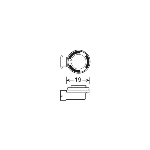 Osram Lampadina 12V Night Breaker Laser - H8 - 35W - PGJ19-1 - 1 pz - Scatola - Image 3