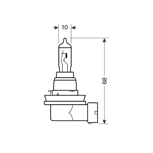 Osram Lampadina 12V Original Line - H16 - 19W - PGJ19-3 - 1 pz - Scatola - Image 2