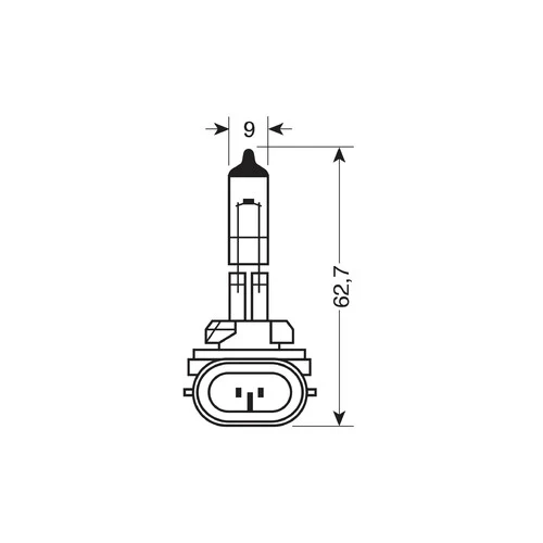 Osram Lampadina 12V Original Line - H27/2 - 27W - PGJ13 - 1 pz - Scatola - Image 2
