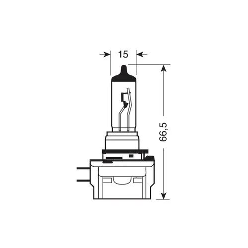 Osram Lampadina 12V Original Line - H8B - 35W - PGJY19-1 - 1 pz - Scatola - Image 2