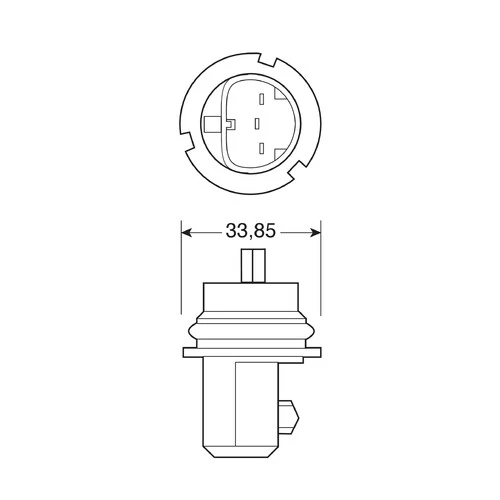 Osram Lampadina 12V Original Line - HB5 - 60/55W - PX29t - 1 pz - Scatola - Image 3
