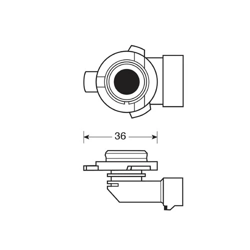 Osram Lampadina 12V Original Line - HIR2 - 55W - PX22d - 1 pz - Scatola - Image 2