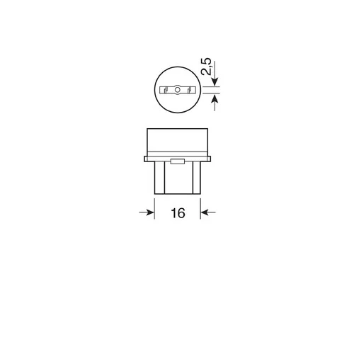 Osram Lampadina LEDriving Retrofit Premium P27/7W W2,5x16q 2 pz Blister Arancio - Image 3