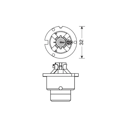 Osram Lampadina Xenarc Cool Blue Boost D4S 35W P32d-5 2 pz Scatola Plast. - Image 3