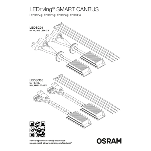 Osram LEDriving SMART CANBUS - 12V - H8/H9/H11/H16, 15W, PGJ19-X - Image 2