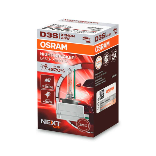 Osram Xenarc Night Breaker Laser (Next Gen) - D3S - 35W - PK32d-5 - 1 pz - Scatola - Image 2