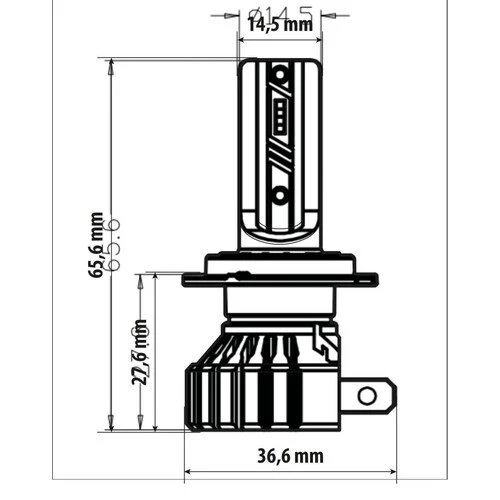 Pilot 12V Halo Led Hyper Series Quick-Fit - (H7) - 15W - PX26d - 1 pz - Scatola - Image 3