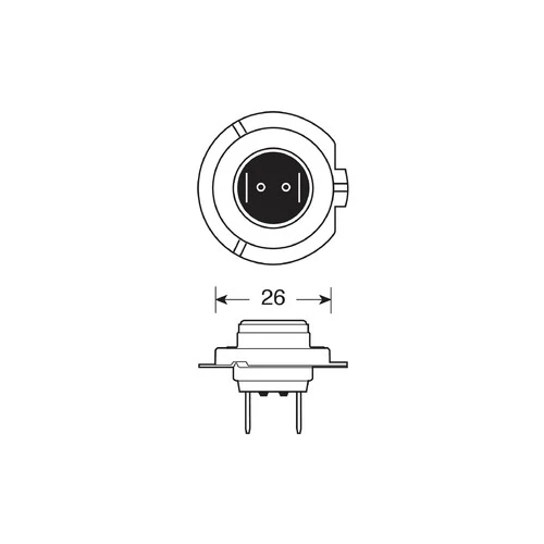 Pilot 12V Lampada alogena Xenon - H7 - 55W - PX26d - 2 pz - Scatola Plast. - Image 3
