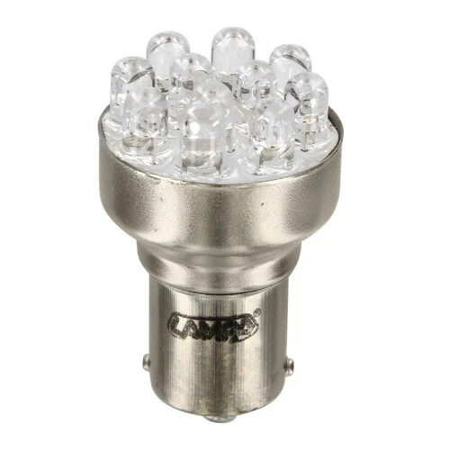 Pilot 12V Lampada Multi-Led 11 Led - (P21W) - BA15s - 1 pz - Scatola - Bianco