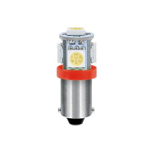 Pilot 24/28V Led Series - 5 SMD x 1 chip - (T4W) - BA9s - 20 pz - Scatola - Rosso - Doppia polarità