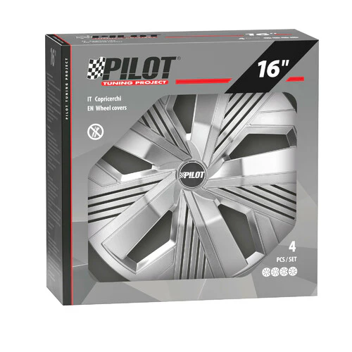 Pilot Blade Runner - Set 4 copricerchi - 16" - Argento - Image 3