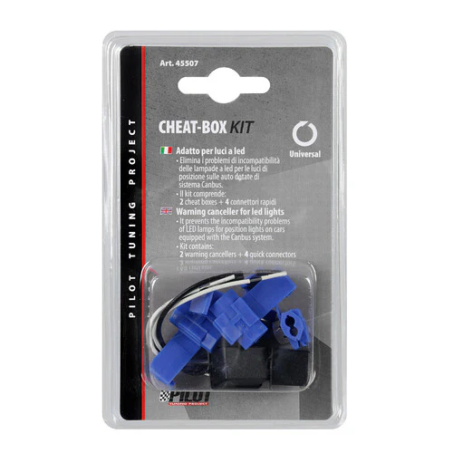 Pilot Cheat-Box kit per lampadine a Led, 12V - 58 OHM - 3 W - 0,21 A - Image 3