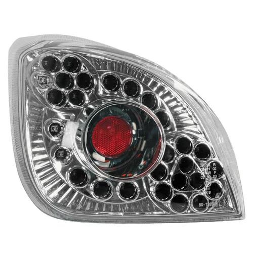 Pilot Coppia fanali posteriori LED - compatibile per Ford Fiesta IV (8/95-1/02) - Cromo