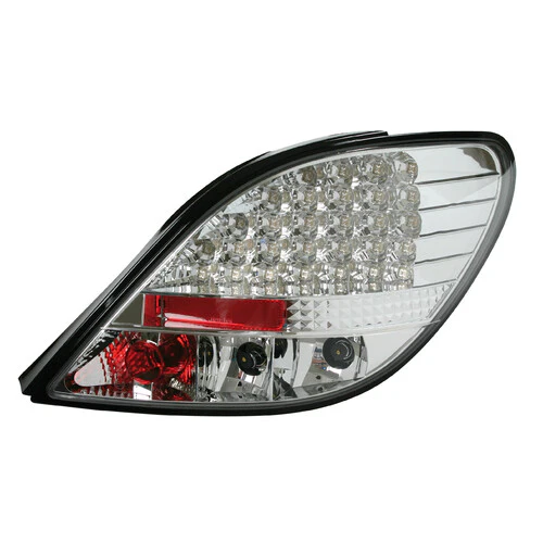 Pilot Coppia fanali posteriori LED - compatibile per Peugeot 207 (5/06>) - Cromo