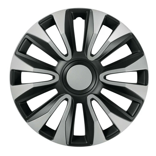 Pilot Copricerchi auto 4 pz - verniciati Tech-One Avalone Silver & Black -  16"
