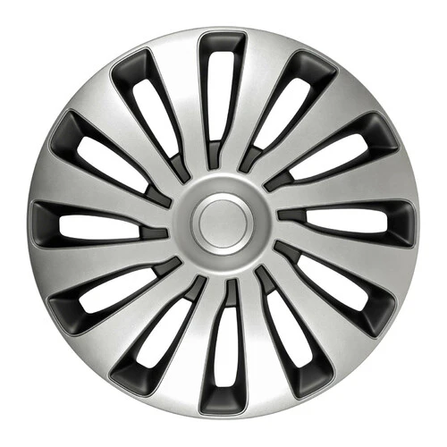 Pilot Copricerchi auto 4 pz - verniciati Tech-One Sepang Silver & Black - 15"