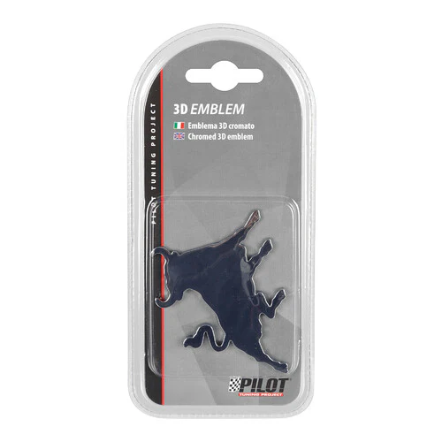 Pilot Emblema 3D cromato - Bull - Image 2