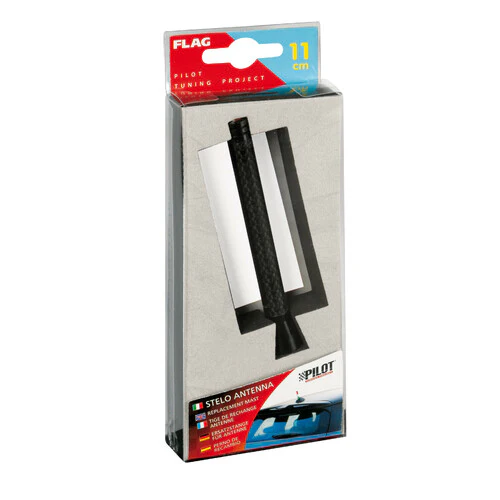 Pilot Flag, stelo antenna - 11 cm - Carbon-Look - Image 2