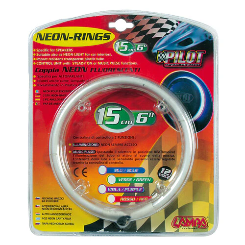 Pilot NR-15, Neon Rings 12V -  15 cm - Blu - Image 2