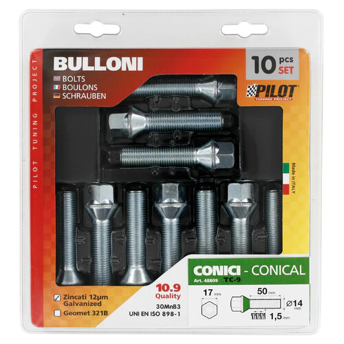 Pilot Set 10 bulloni conici - TC9 - D/Blister - Image 2