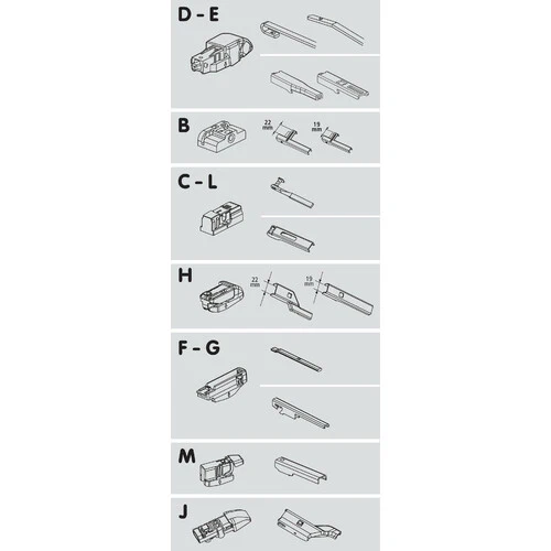 Pilot, spazzola tergicristallo - 80 cm (32") - 1 pz - Image 2