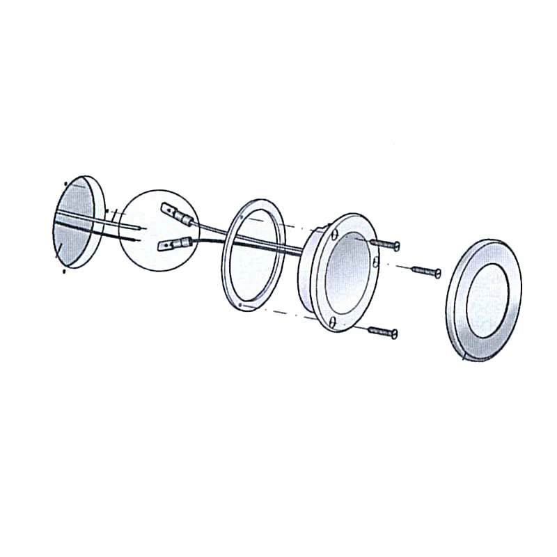 Quick Luce Nautica Barca ad Incasso Chiara 6W FASP2872X12CG00 - Image 3