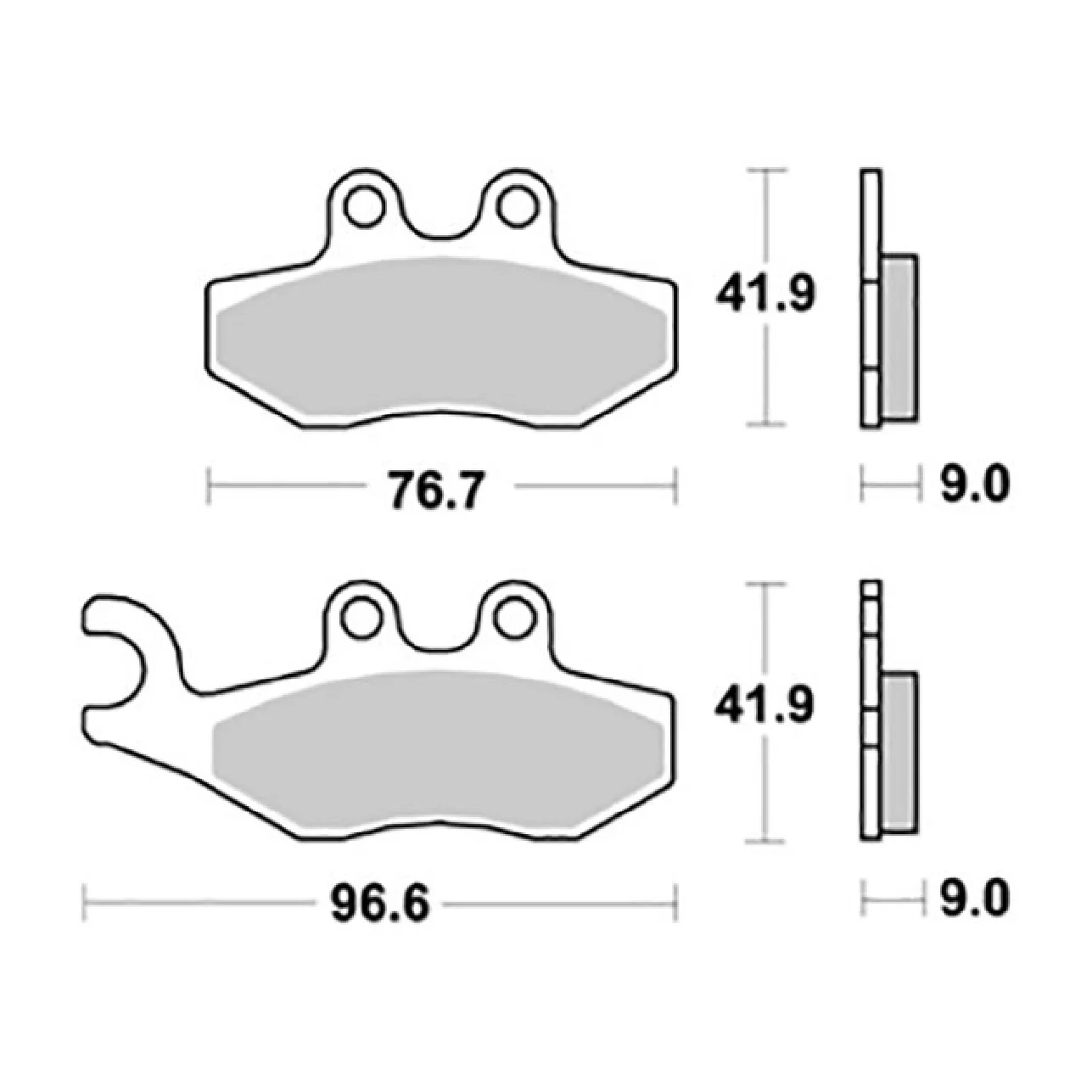 SBS 177HM Pastiglie freno APRILIA Sportcity One 4T (SB00/SBC00) 50 CC 08/10