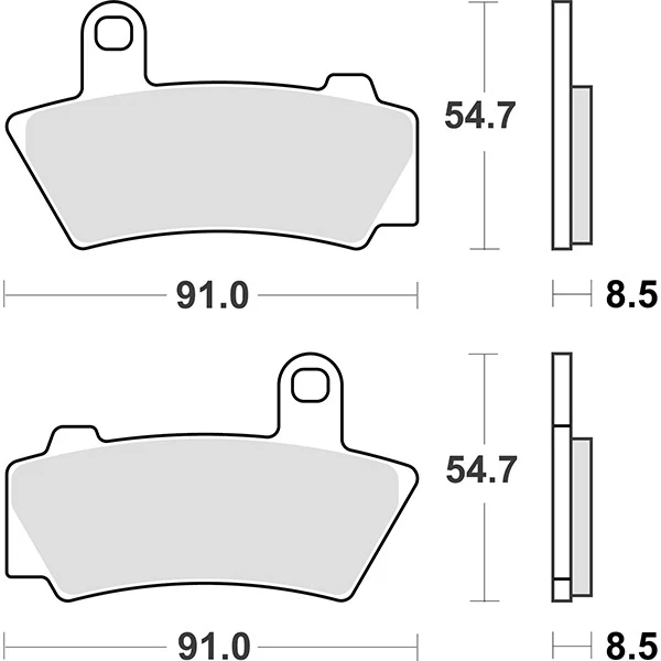 Sbs Pastiglie Freno 995Ls BMW 1800 R18 2021-2023