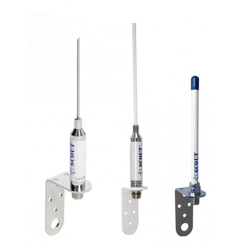 Scout Telecomunicazioni Antenna Nautica Barca Inox Vhf Testa Albero Cm 100 KM-3A - Image 6