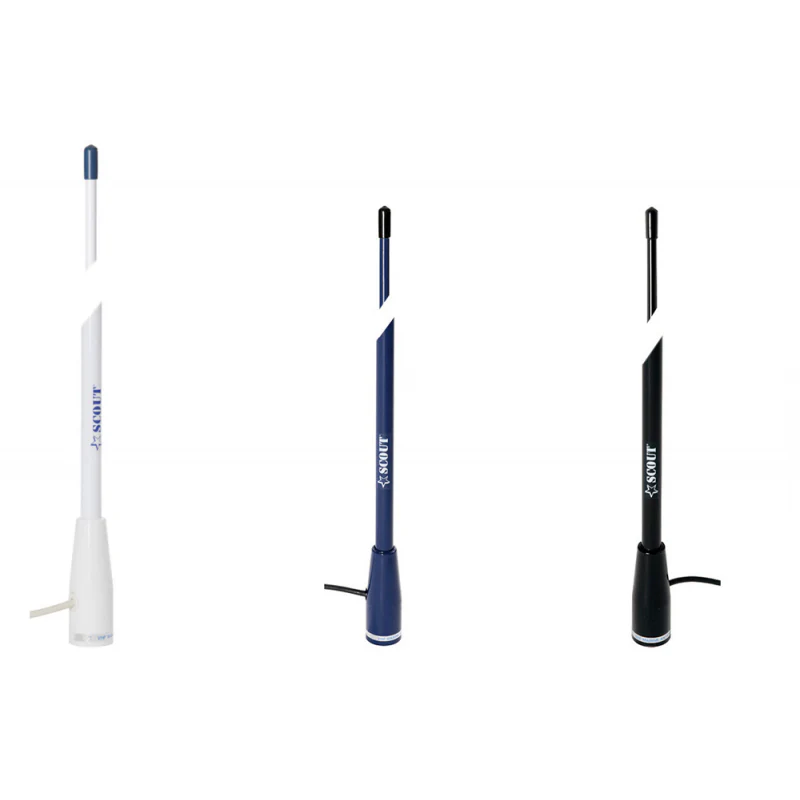 Scout Telecomunicazioni Antenna Nautica Barca Vhf Cm 150 Black Line 117 KS-22 NERO - Image 6