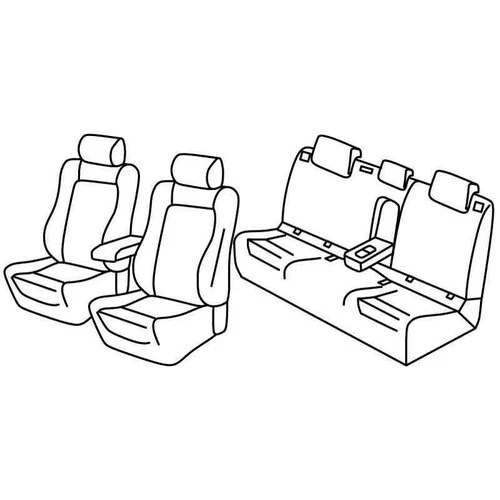 Set coprisedili Superior Beige Volkswagen Golf VII 5p 11/12>12/19 Highline Rline QF37063B