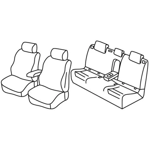 Set coprisedili Superior Grigio/Nero Volkswagen Golf VII 5p 11/12>12/19 QF37062C