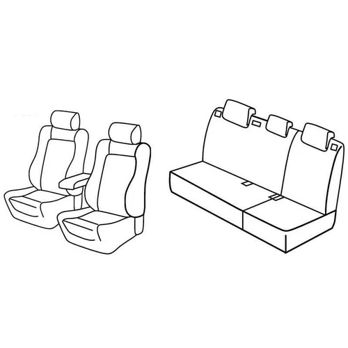 Set coprisedili Superior Nero/Blu Volkswagen Polo 5p 05/14>09/17 Fresh/Sportline QE37120D