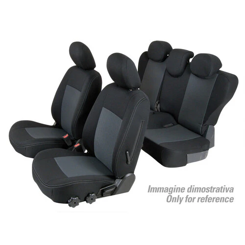 Set coprisedili Superior Nero/Grigio Volkswagen Polo 5p 05/14>09/17 Sportline QE37120F - Image 2
